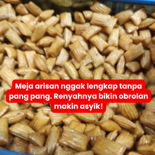 

Camilan Pang-pang cemilan jadul snack curah LIVE 100 GR murah anak kiloan jadul termurah