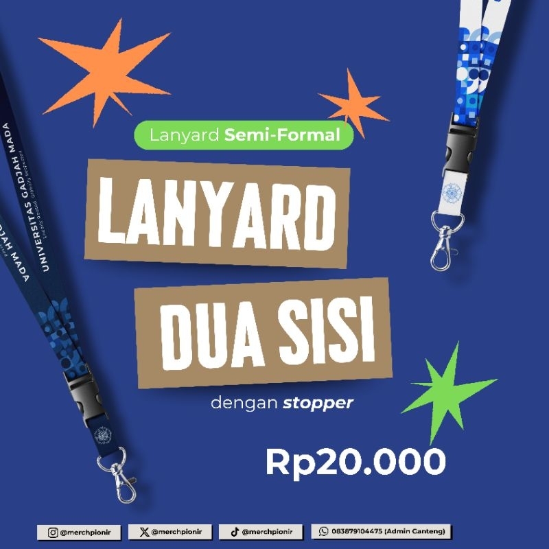 

LANYARD DUA SISI SPESIAL UGM