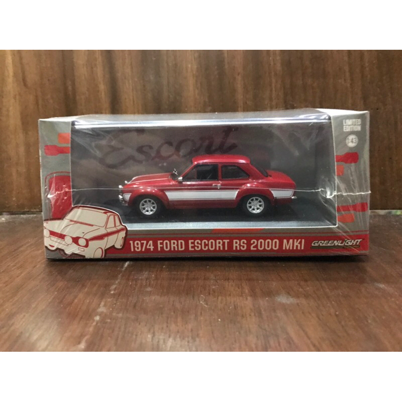 Greenlight 1974 Ford Escort RS 2000 Red
