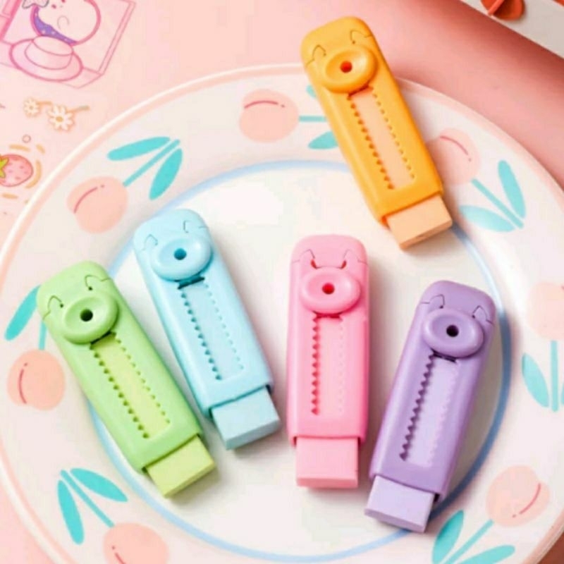 

#Penghapus mekanik warna warni / Sliding eraser