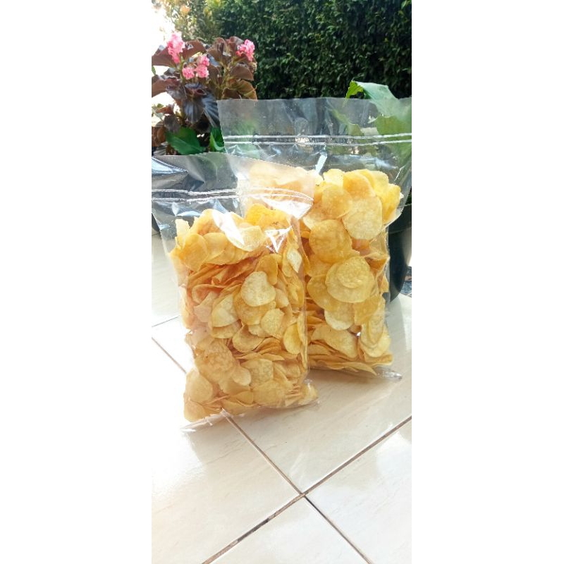 

Keripik Talas 250gr, 500gr, gurih, renyah, kriuk