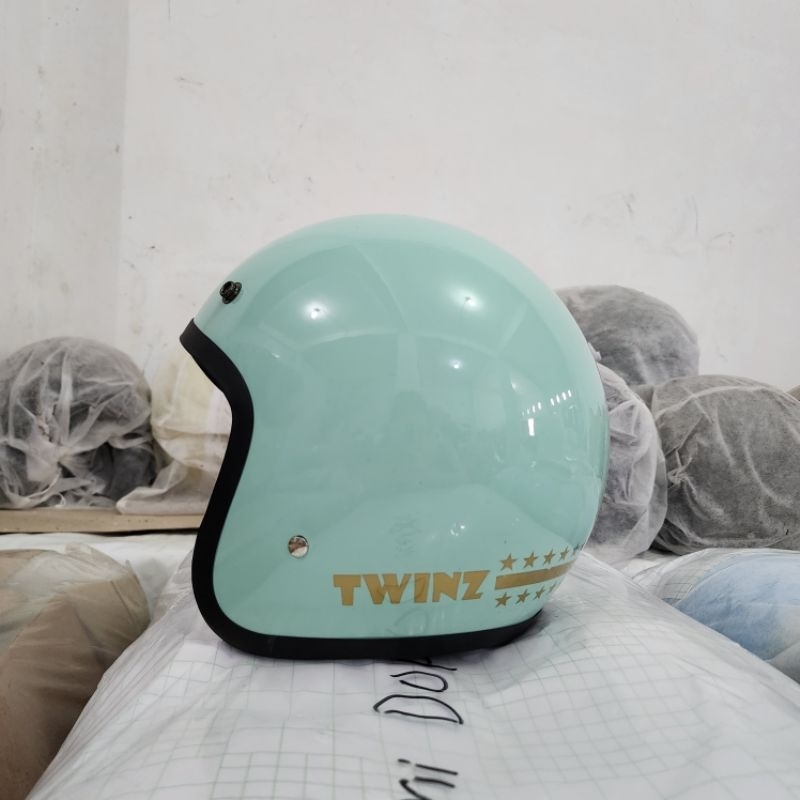 Helm Bogo Twinz Hijau Mint