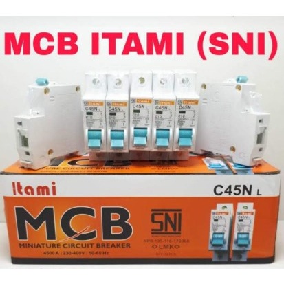 ITAMI MCB 1P 10A / MCB ITAMI 1 PHASE 10 Ampere