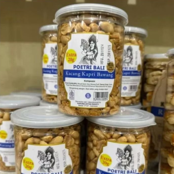 

KACANG BAWANG PREMIUM POETRI BALI 350 Gram / KACANG BAWANG POETRI BALI / KACANG KAPRI POETRI BALI / KACANG BAWANG/ KACANG KAPRI BAWANG