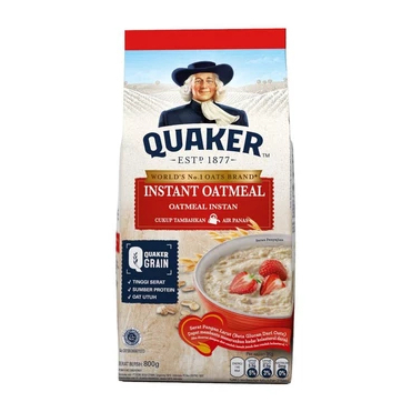 

Quaker Oatmeal Instant 1,2Kg / Quaker Instant Oatmeal 800 gr / Quaker Instant Oatmeal 200 gr Exp Terbaru Juni 2026 HALAL! PROMO!