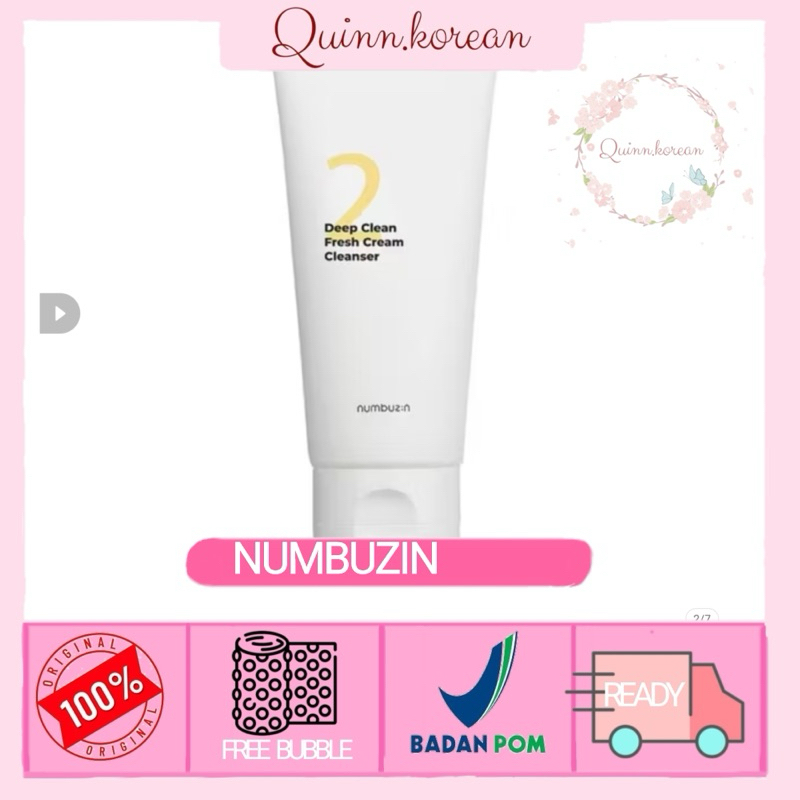 Numbuzin no2 Deep Clean Fresh Cream Cleanser 120ml