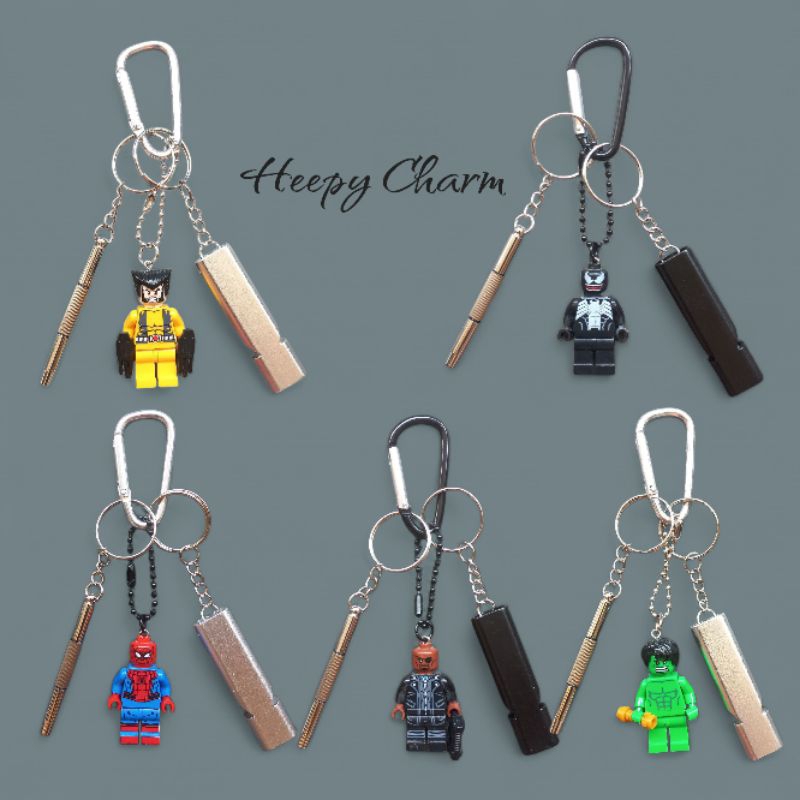 || Avenger Keychain Set || Gantungan Lego Avenger || Gantungan Skena Lego ||