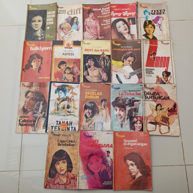 Buku Novel Jadul Roman Remaja (cabutan)