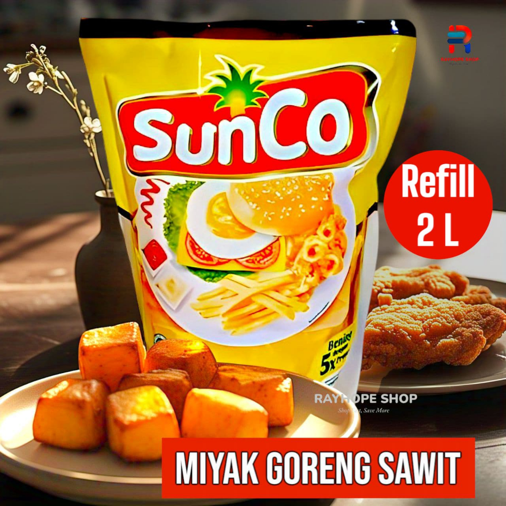 

PROMO Minyak Goreng Sawit Palm Cooking Oil Sunco Standing Pouch Refill Isi Ulang 2 Liter Murah Termurah Usaha Kuliner Kekinian Viral Makanan Masakan Masak Gorengan Horeka Horeca UMKM Hotel Kafe Restoran Cafe Ide Jualan Sembako