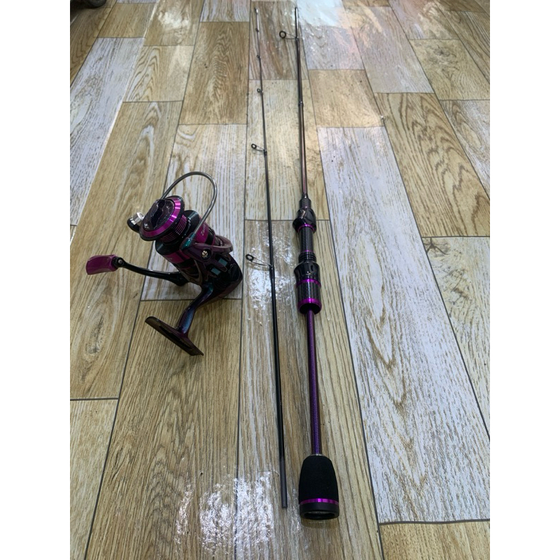 Joran UL zorro 180cm solid carbon set bc  zorro dan spinig reel