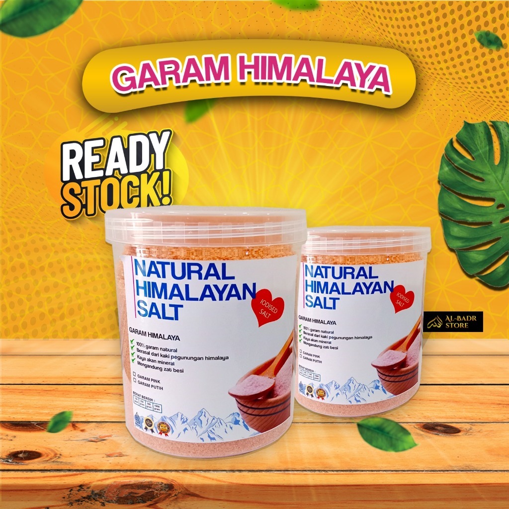 

Garam Himalaya (Pink Salt) Pure 100% Organic HALAL superfood