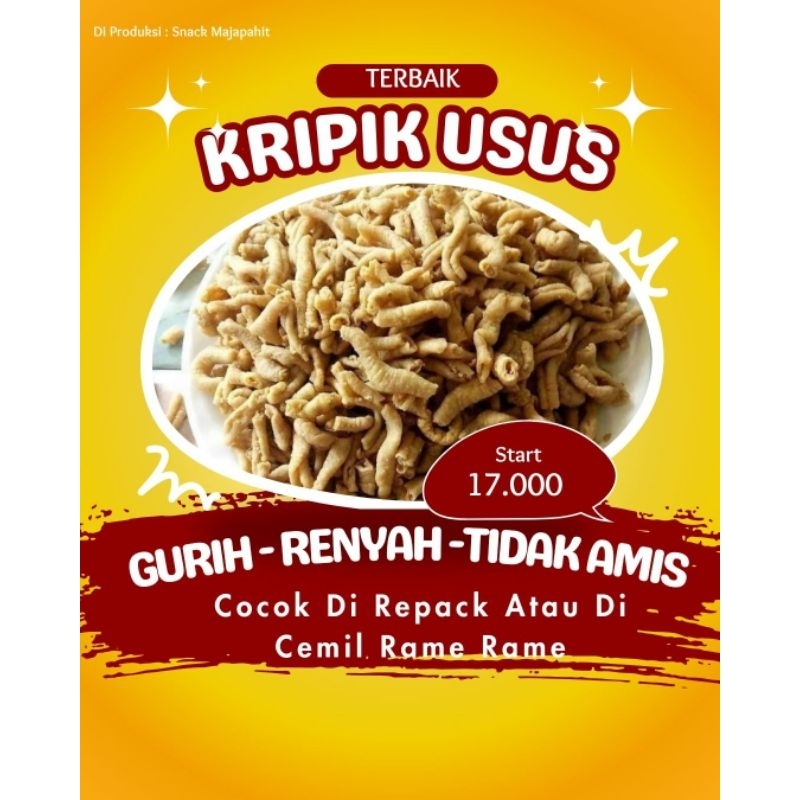 

Termurah Di Shoppe Keripik Usus Ayam 1 ball / 2 kg Gratis Ongkir