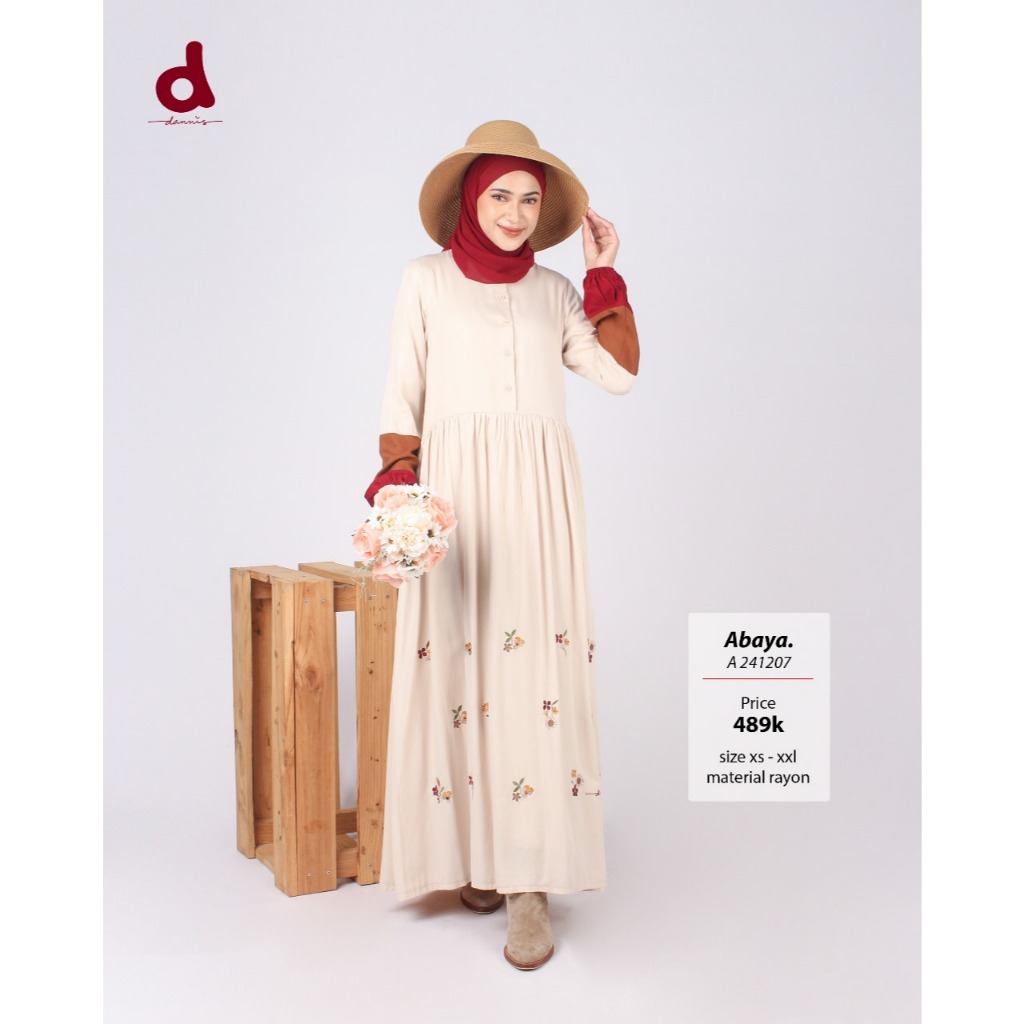 Abaya Dannis/Gamis Dannis/Abaya Dewasa/Gamis Dewasa/Abaya Muslim/Gamis Muslim