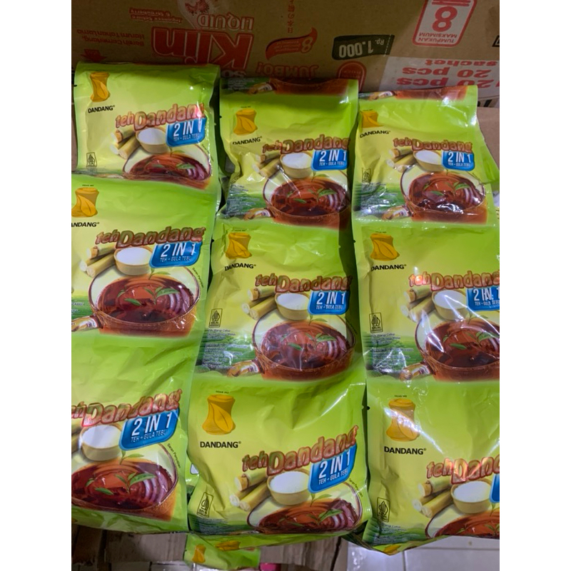 

PAKET TEH DANDANG 2in1 teh dan gula dapat 30pcs