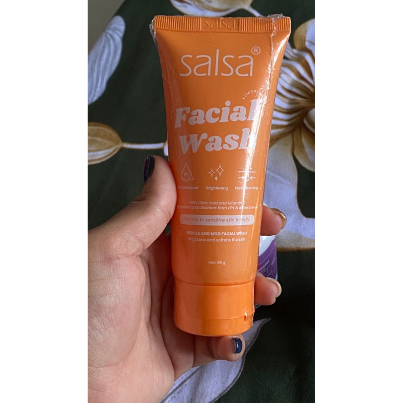 salsa facial wash