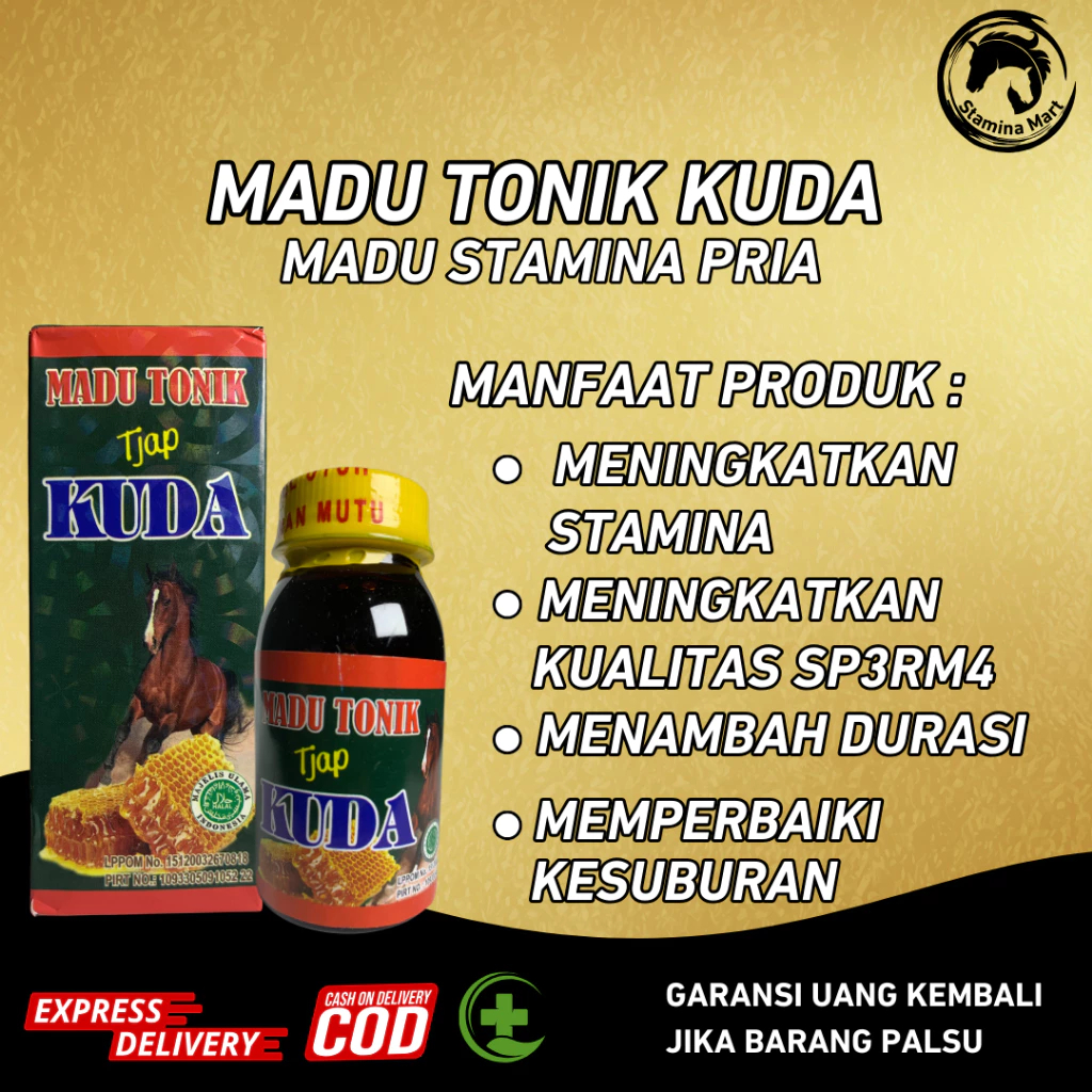 Madu Tonik Kuda Hijau Meningkatkan Stamina Pria Tahan Lama Kuat Alami Asli Original / Madu Tonic TJA