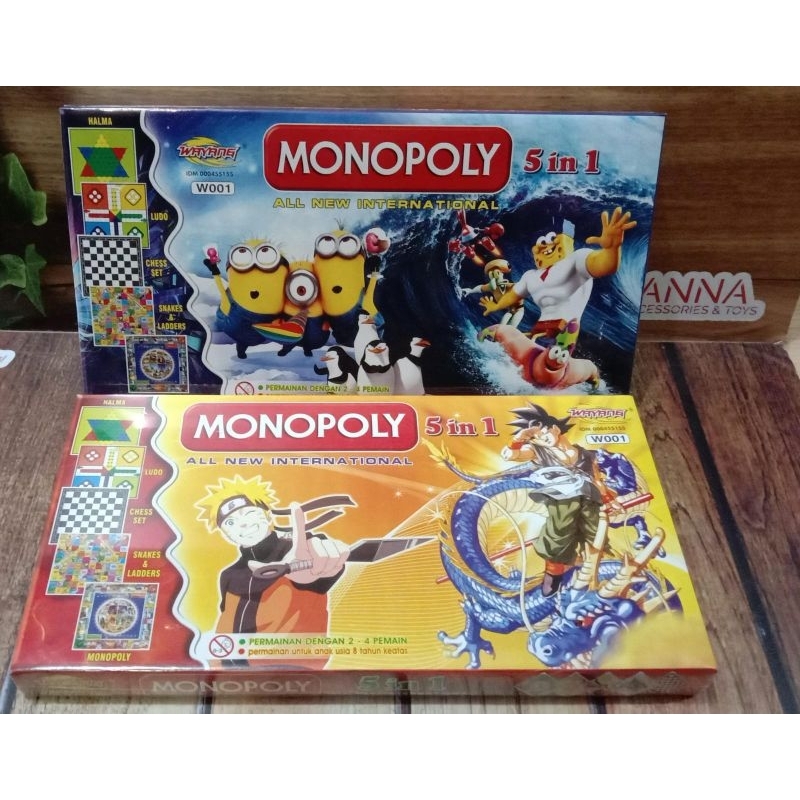 Monopoli 5 in 1