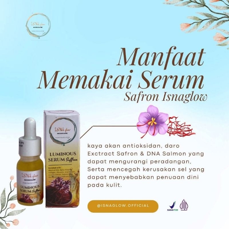SERUM SAFRON ISNA GLOW