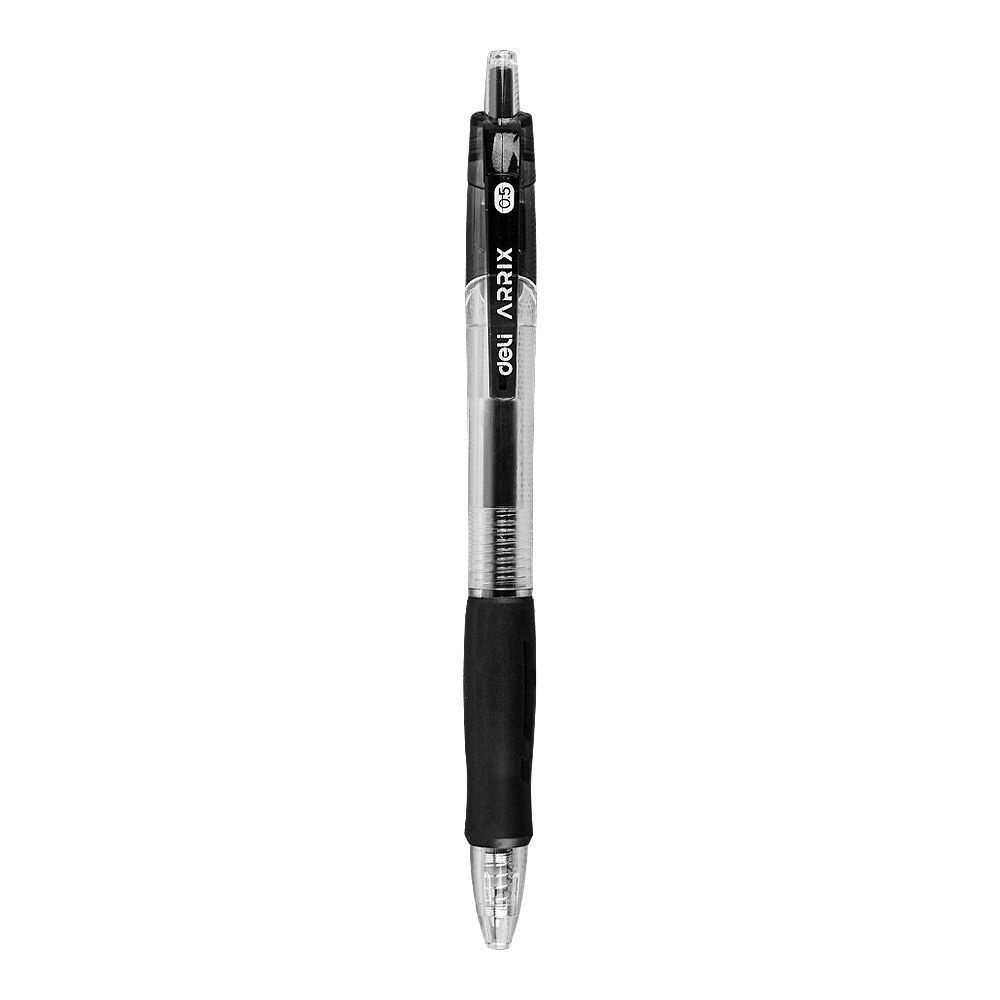 

DELI BALL POINT BOLPEN PULPEN PENA TINTA GEL PEN ARRIX 0.5MM BLACK ERGONOMIC BALLPOINT G-08