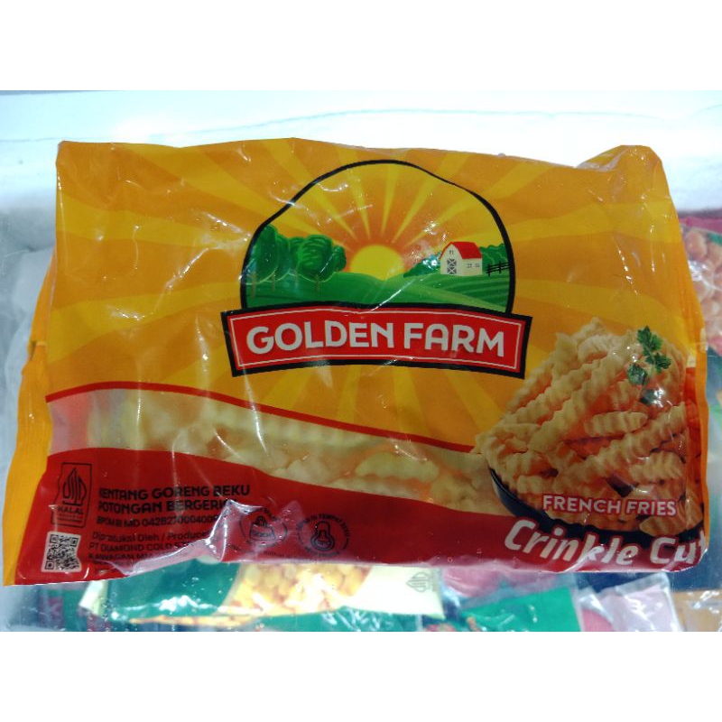 

kentang crinkle cut golden farm 500 gr