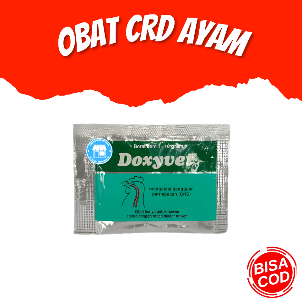 DOXYVET Obat Ayam Ngorok Obat Ayam CRD Obat Ayam Snot