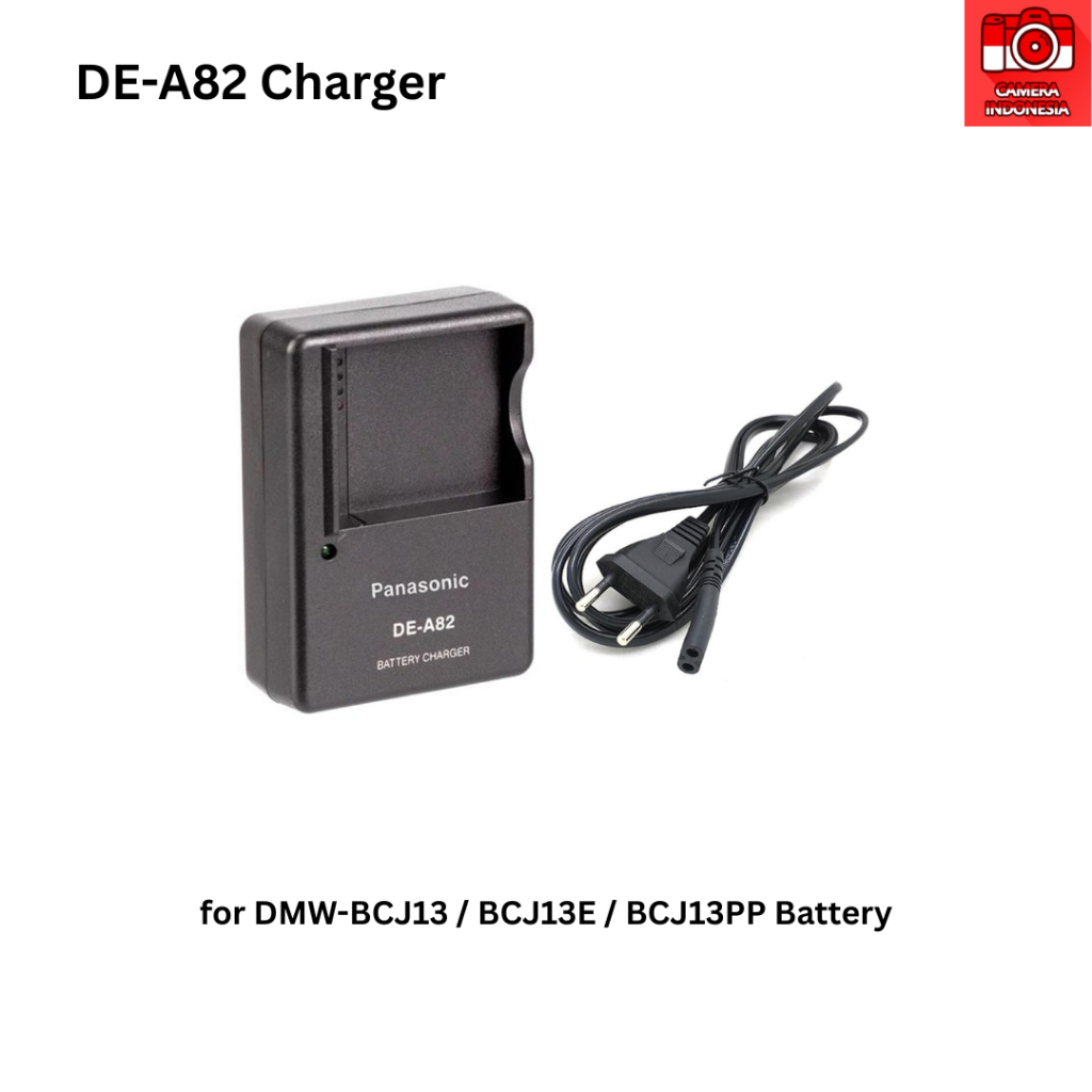 Charger DE-A82 Baterai DMW-BCJ13 BCJ13E BCJ13PP Kamera Lumix DMC-LX5 LX7 LX55