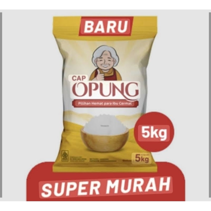 

Beras Cap Opung 5 kg Premium Pulen