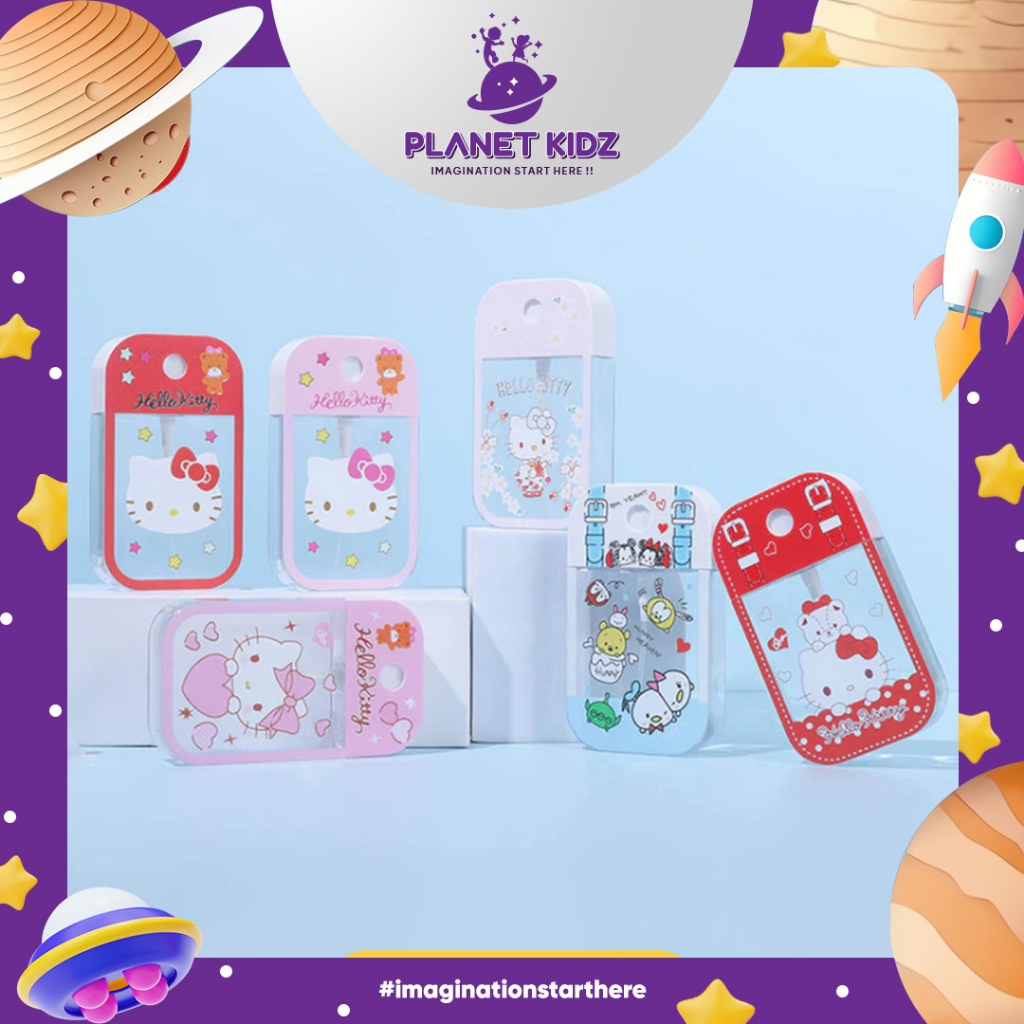 PLANETKIDZ FK391 Cute SANRI Hand Sanitizer Bottle Botol Hand Sanitizer botol isi ulang sanitizer