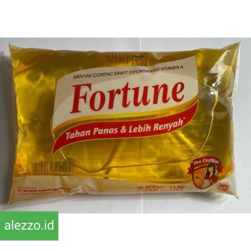 

Minyak goreng FORTUNE kemasan BANTAL/POUCH 1Liter Murah