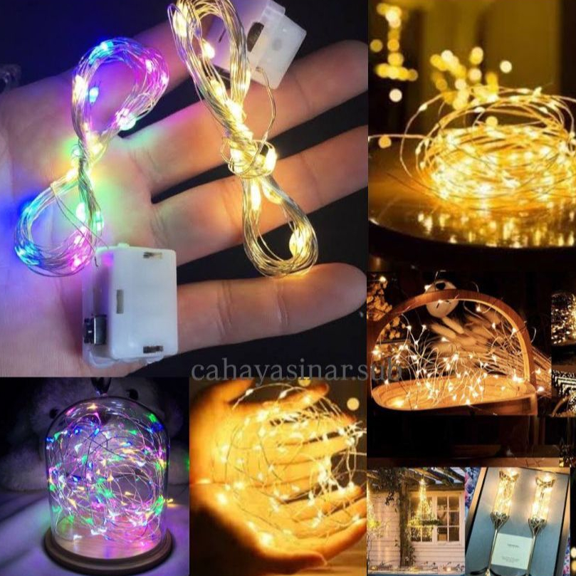 LAMPU HIAS TUMBLR LAMPU KAWAT LED KAWAT DEKORASI LAMPU HIAS BOBO BALON PVC LAMPU CANTIK FREE BATERAI