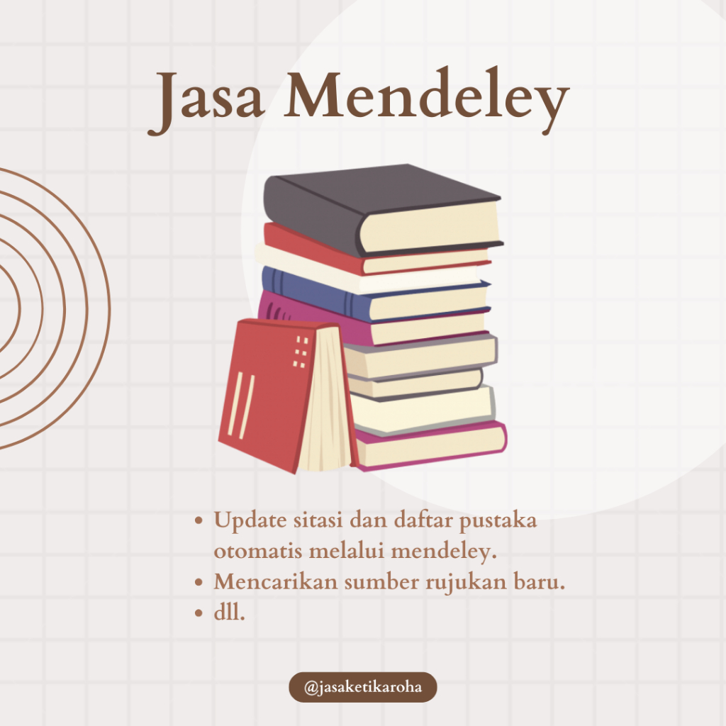 JASA MENDELEY [BISA REQUEST DEADLINE]