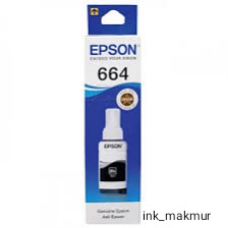 Tinta epson 664 black baru