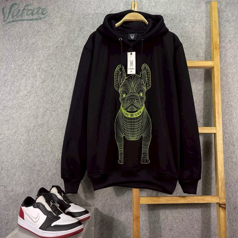 Jaket Hoodie Life Work premium fulltag