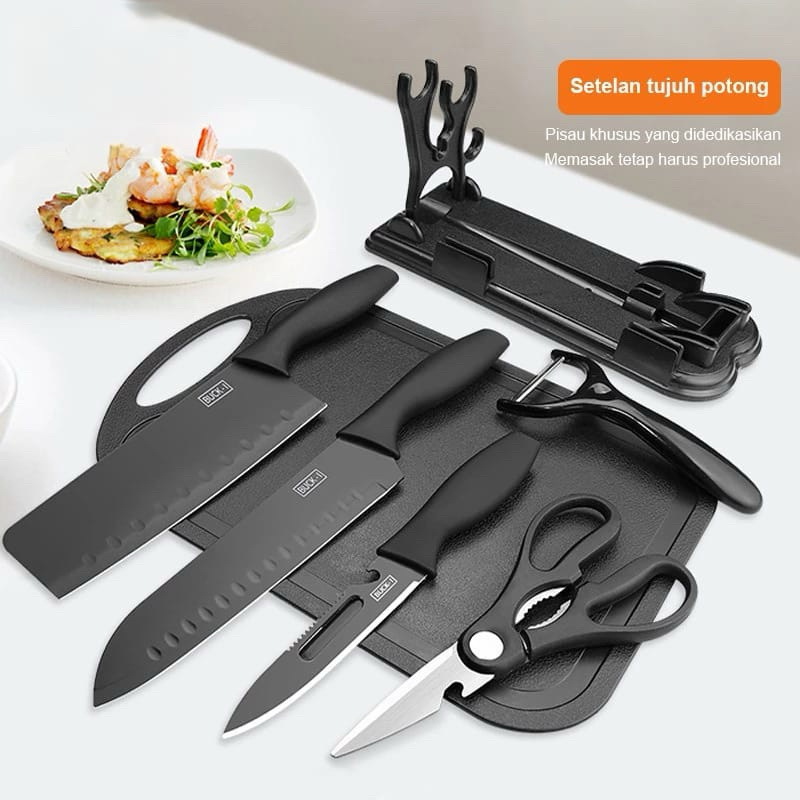 Pisau Keramik 7 in 1 (Satu Pack)