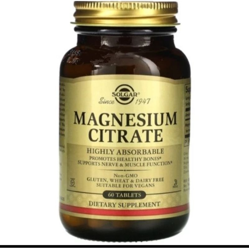 solgar magnesium citrate 60.tablet