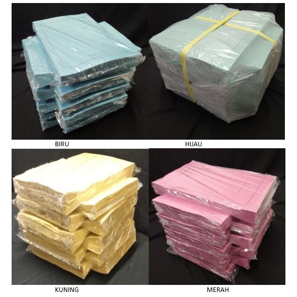 

Meriyah Storee - GROSIR (1 Bal/10 Pack/500 Pcs) Stopmap Kertas Folio/ Map Kertas
