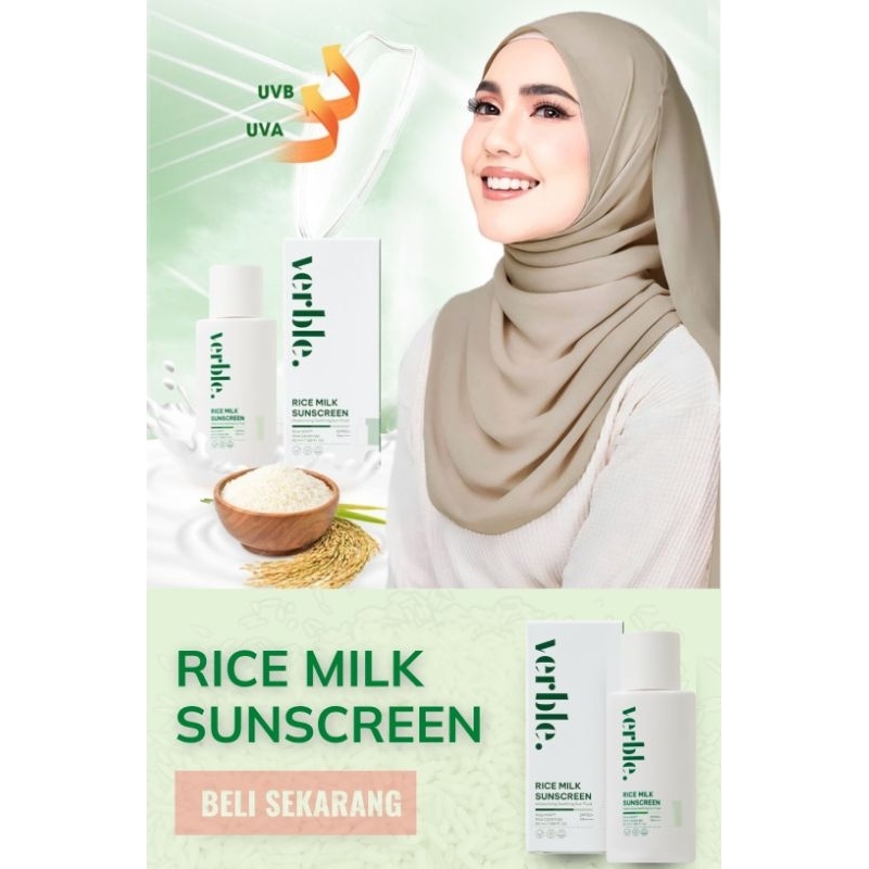 VERBLE SERUM SUNSCREEN RICE MILK SUNSCREEN