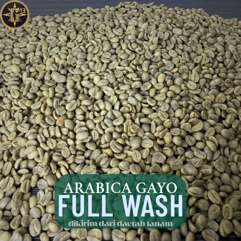 

KOPI GAYO ARABICA FULL WASH SPECIALTY DRY HULL ARABIKA ACEH GREEN BEAN 1 kg