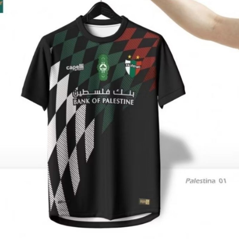 Jersey Timnas Palestina Gratis Request Nick Name 5XL baju bola