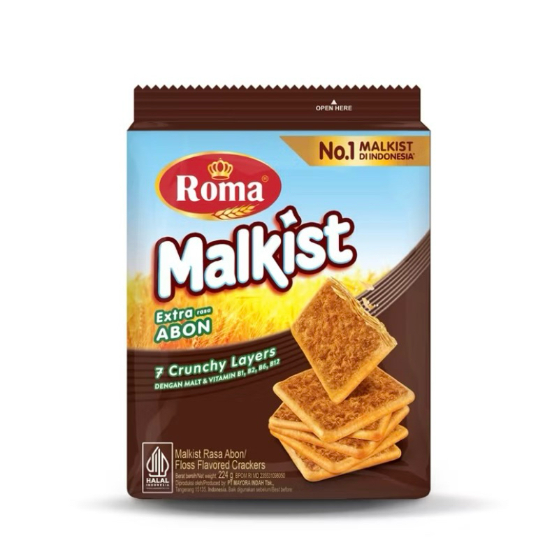 

Roma malkis 224gram 1 dus isi 36pcs