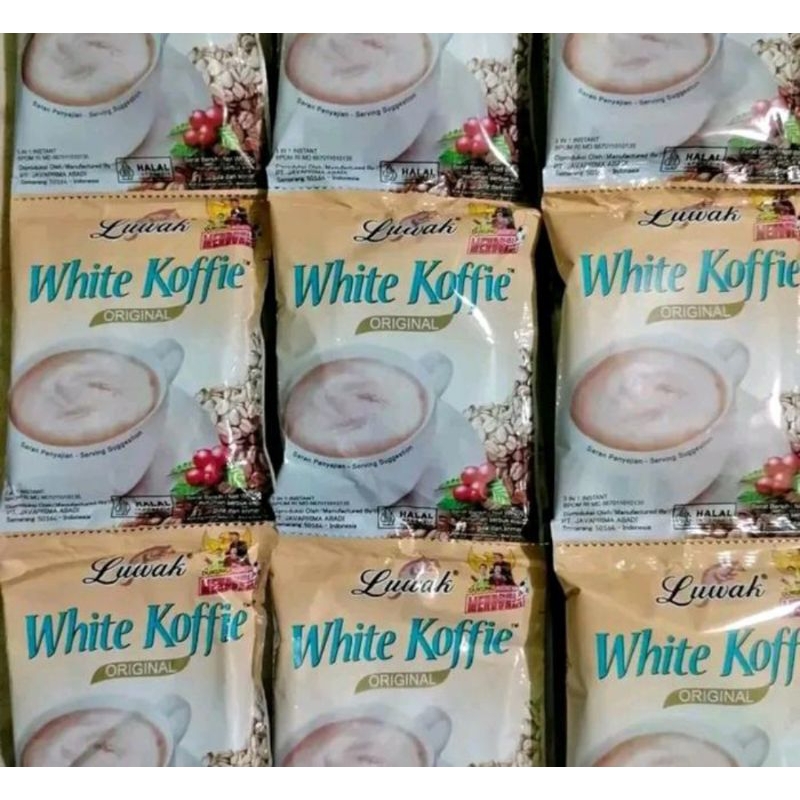 

Kopi luwak white coffee 1 renceng isi 10 pcs