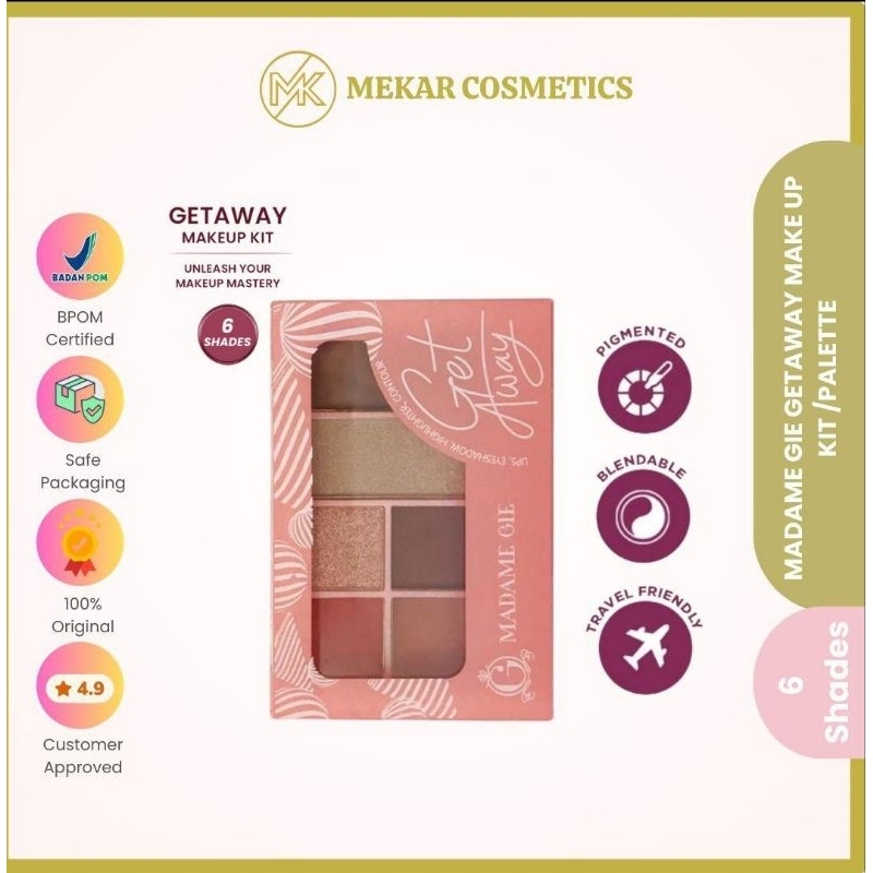

MADAME GIE GETAWAY MAKE UP KIT /PALETTE