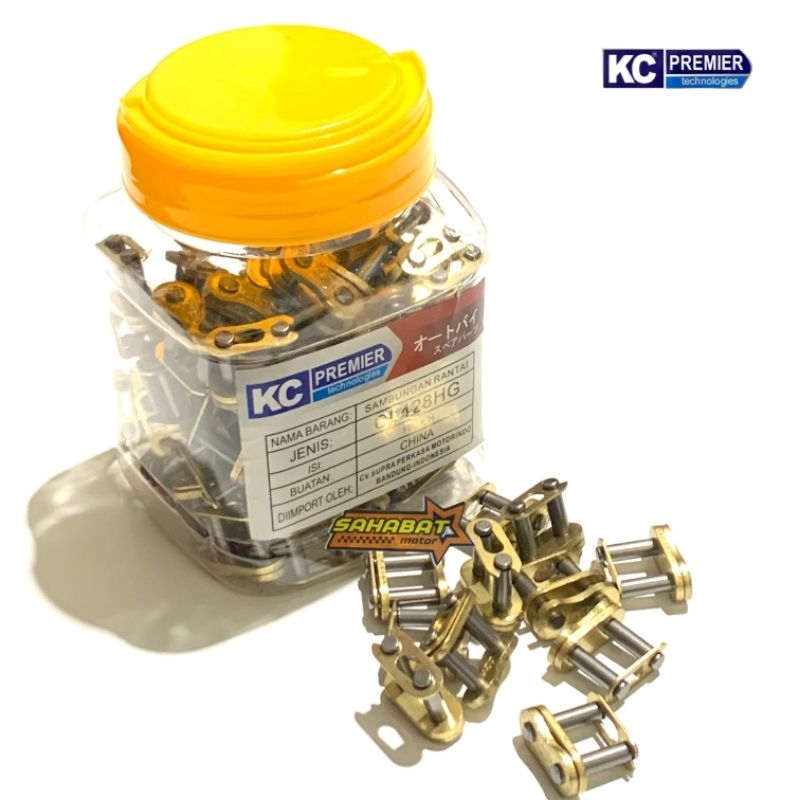 Sambungan Rantai Rante Gold 428H KC PREMIER