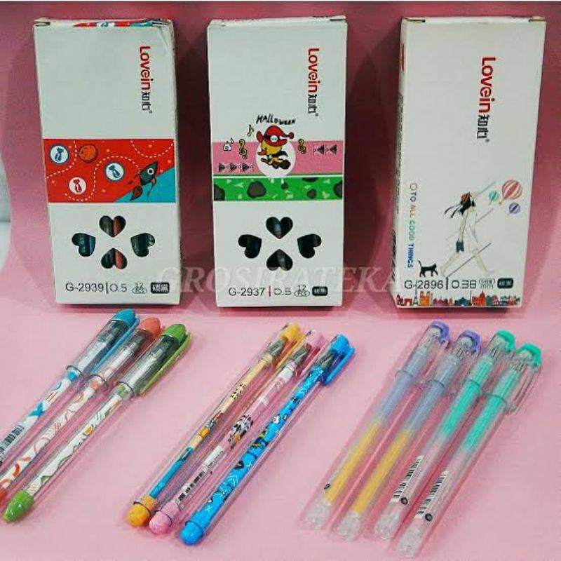 

gel pen lovein/ pulpen cair/ tinta cair/alat tulis