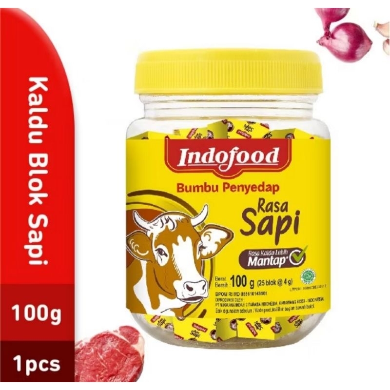 

Bumbu Kaldu Balok Sapi dan Ayam 4 Gr
