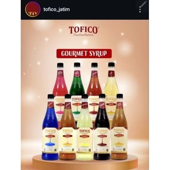 

Sirup Salted Caramel - Tofico Syrup 1ltr -
