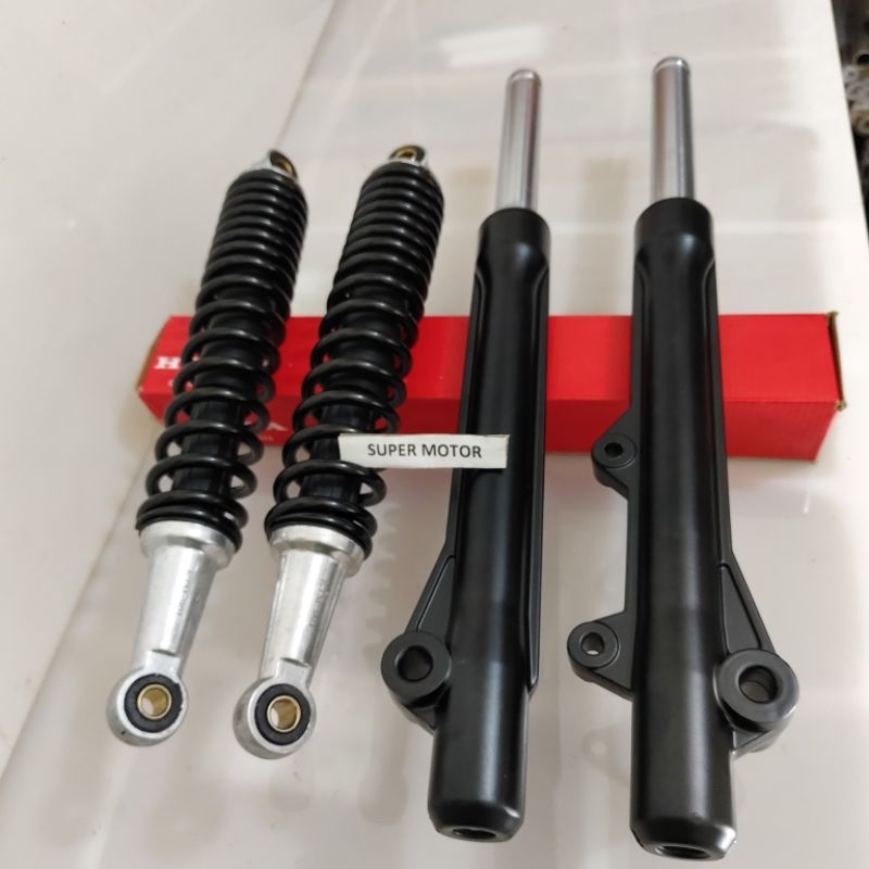Shock depan+belakang Supra X 125 set shock Supra X 125 depan belakang