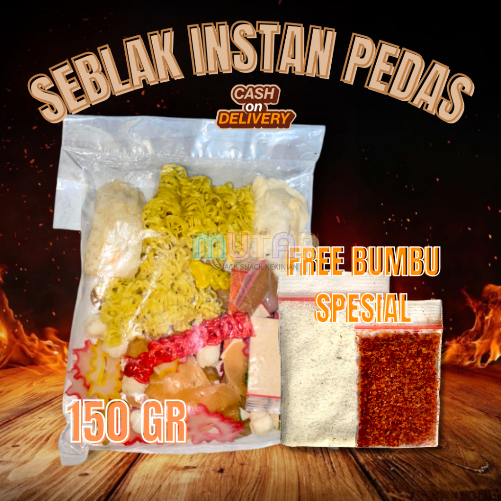 

(150 GR) SEBLAK INSTAN CUANKI NIKMAT FREE BUMBU LEZAT