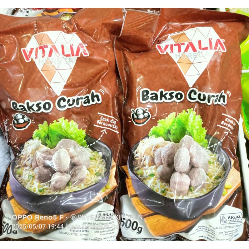 

Vitalia Bakso kombinasi Ayam & Sapi 500gr