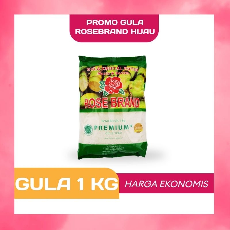 

GULA ROSE BRAND 1KG kualitas gula premium [PROMO]